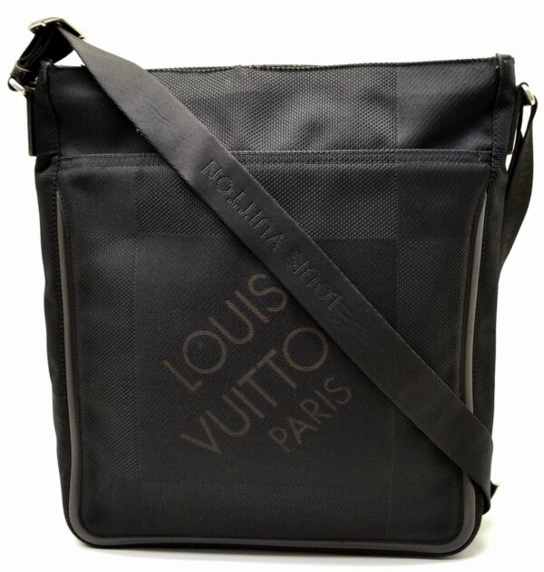 11570895 Louis Vuitton Companion Shoulder Bag Damierjean Black