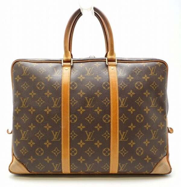 11570925 Louis Vuitton Porte de Cumin Voyage Briefcase Monogram Brown