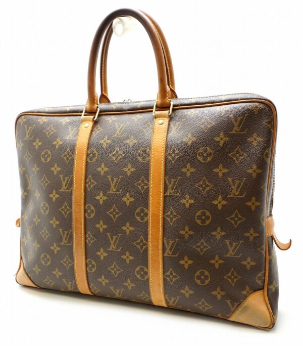 11570925 1 Louis Vuitton Porte de Cumin Voyage Briefcase Monogram Brown