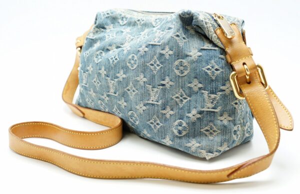 11571000 1 Louis Vuitton Baggy PM Shoulder Bag Monogram Denim Blue