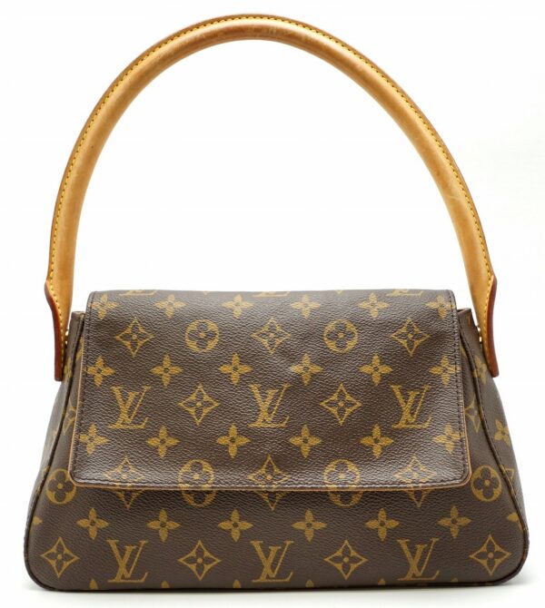 11571147 Louis Vuitton Mini Looping Shoulder Bag Monogram Brown