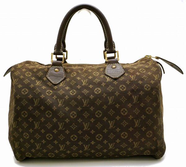 11571195 Louis Vuitton Mini Run Speedy 30 Mini Bag Monogram Ebene