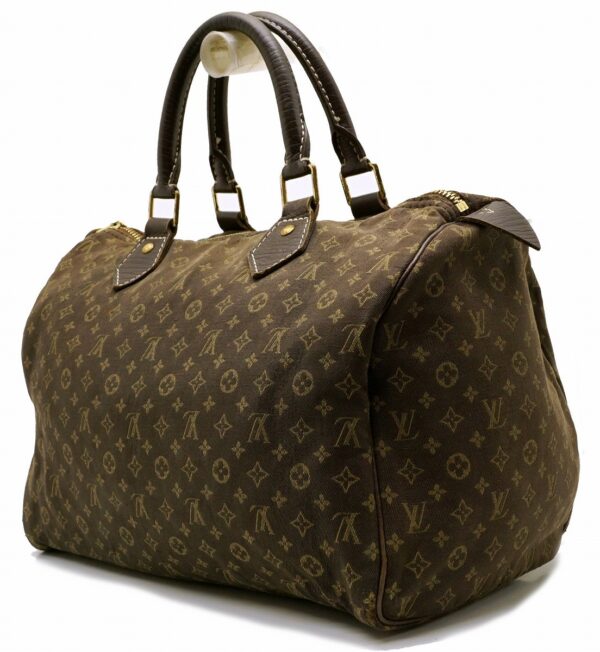 11571195 1 Louis Vuitton Mini Run Speedy 30 Mini Bag Monogram Ebene