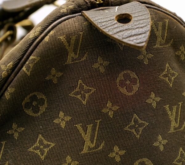 11571195 7 Louis Vuitton Mini Run Speedy 30 Mini Bag Monogram Ebene