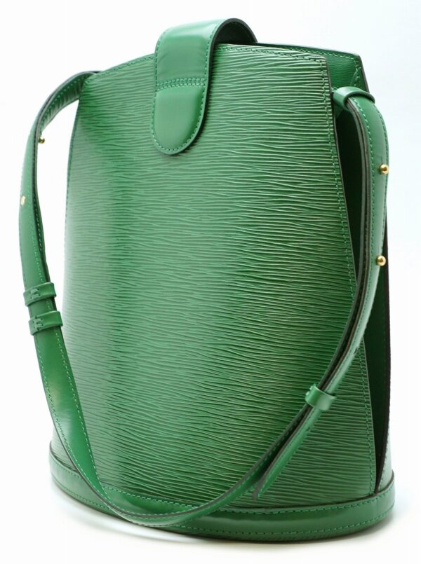 11571250 1 Louis Vuitton Cluny Shoulder Bag Epi Green