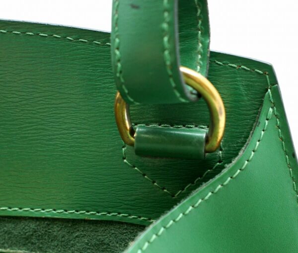 11571380 6 Louis Vuitton Cluny Shoulder Bag Epi Green