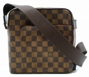 11571397 Louis Vuitton Speedy Bandouliere 18 Damier Pop Handbag Brown