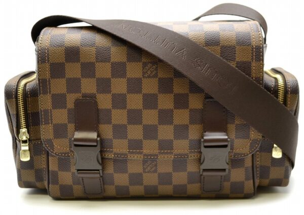 11571398 Louis Vuitton Reporter Melvire Shoulder Bag Damier Brown