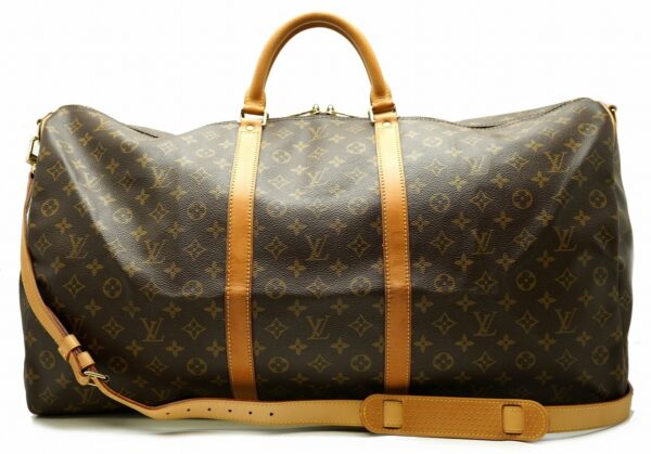 11571459 Louis Vuitton Keepall Bandouliere 60 Travel Bag Monogram Brown