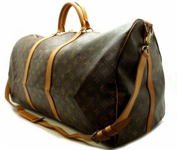 11571459 1 Louis Vuitton Keepall Bandouliere 60 Travel Bag Monogram Brown