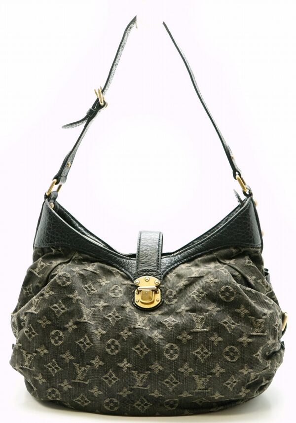 11571491 Louis Vuitton XS Shoulder Bag Monogram Denim Black