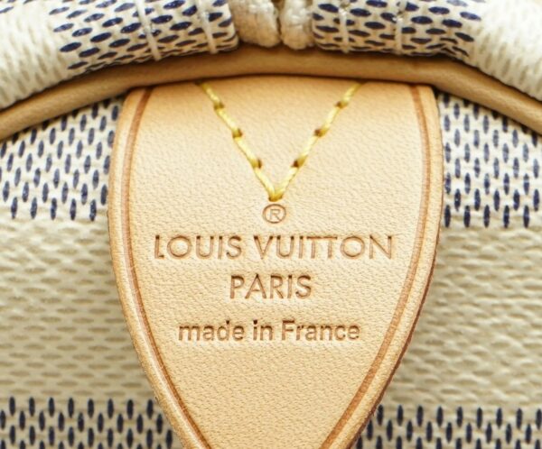 11580172 8 Louis Vuitton Speedy 30 Mini Bag Damier Azur Brown