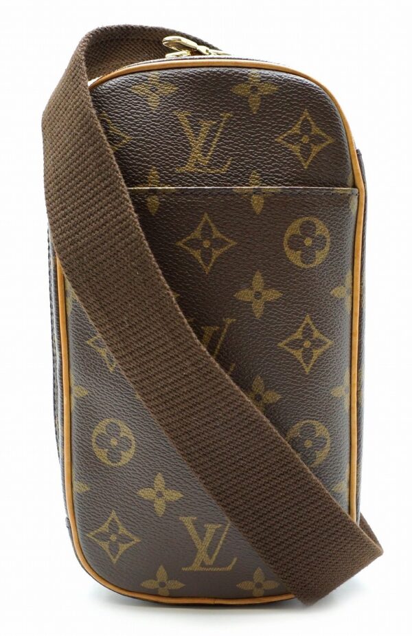 11580247 Louis Vuitton Pochette Ganju Body Bag Monogram Brown