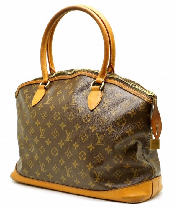 11580475 1 Louis Vuitton Lockit Handbag Monogram Brown