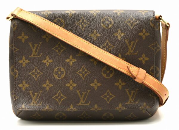 11580997 Louis Vuitton Musette Tango Shoulder Bag Monogram Brown