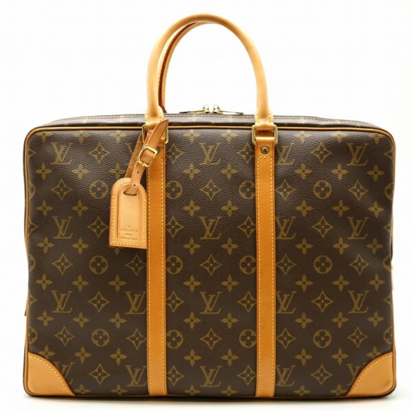 11581004 Louis Vuitton Porte de Cumin Voyage Briefcase Monogram Brown