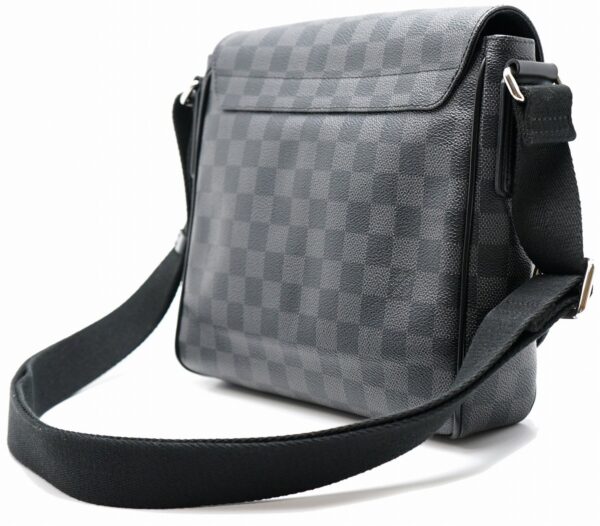 11581076 1 Louis Vuitton District PM Shoulder Bag Damier Graphite Black