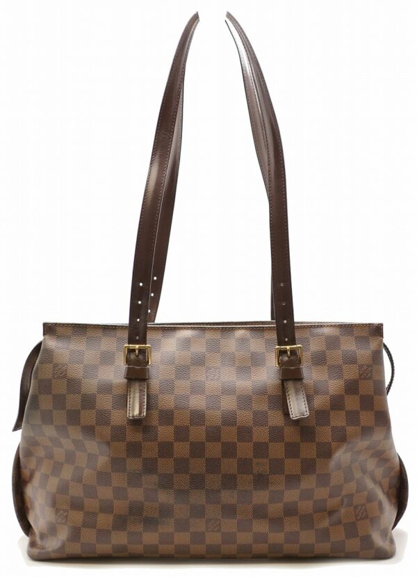 11581112 Louis Vuitton Chelsea Tote Bag Damier Brown