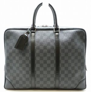 11581115 Louis Vuitton Anton Business Bag Taiga Ocean Navy