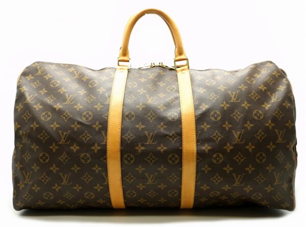 11581207 Louis Vuitton Keepall 55 Bag Monogram Brown