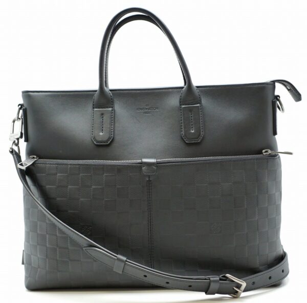 11581226 Louis Vuitton 7DW Business Bag Damier Infini Onyx