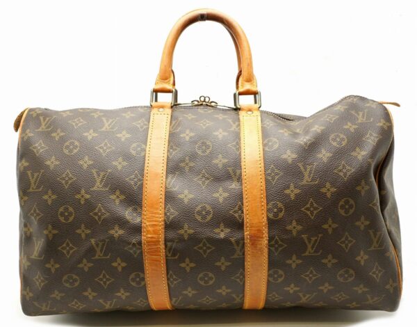 11581247 Louis Vuitton Keepall 45 Bag Monogram Brown