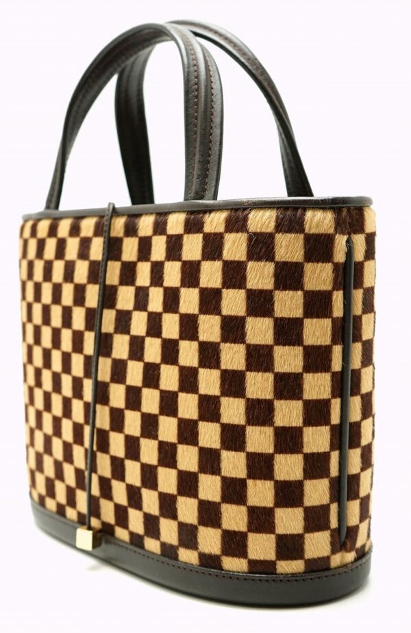 11581555 1 Louis Vuitton Impala Tote Bag Damier Sauvage Brown