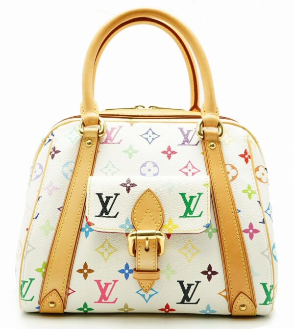 11581569 Louis Vuitton Priscilla Handbag Multicolor White