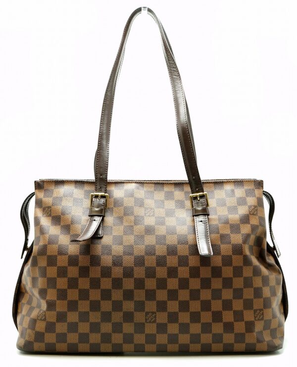 11581582 Louis Vuitton Chelsea Tote Bag Damier Brown