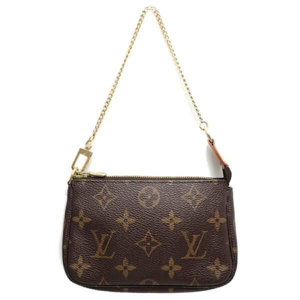 11590390 Louis Vuitton Mini Pochette Accessory Pouch Monogram Brown