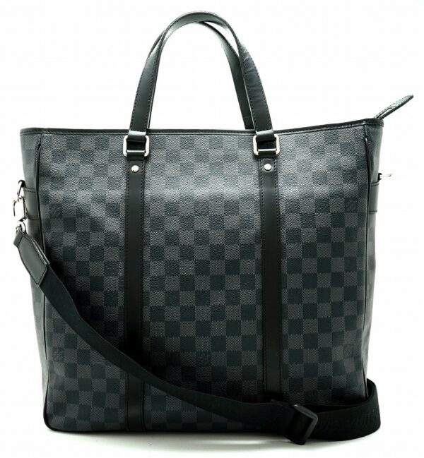 11590425 Louis Vuitton Tadao 2WAY Bag Damier Graphite Black