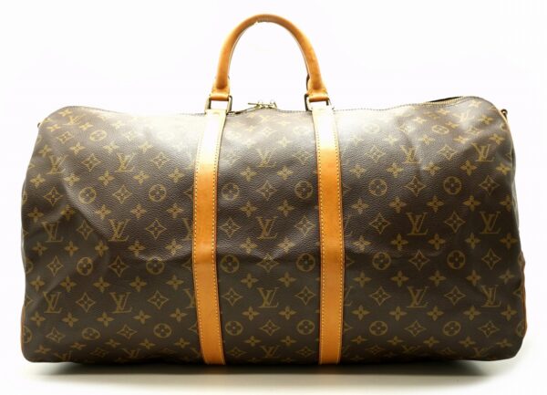 11590476 Louis Vuitton Keepall Bandouliere 55 Bag Monogram Brown