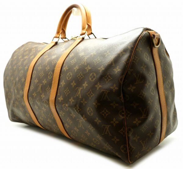 11590476 1 Louis Vuitton Keepall Bandouliere 55 Bag Monogram Brown