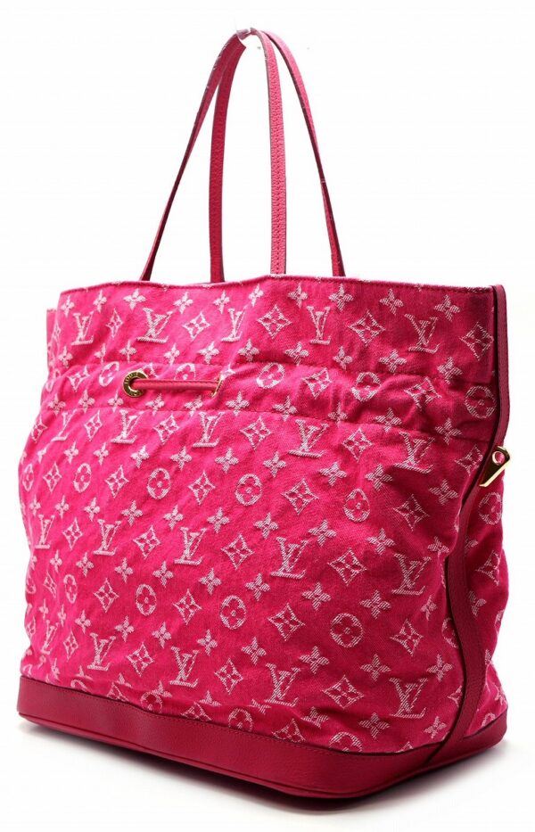 11590793 1 Louis Vuitton Noéful MM Tote Bag Denim Pink