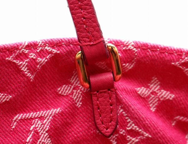 11590793 6 Louis Vuitton Noéful MM Tote Bag Denim Pink