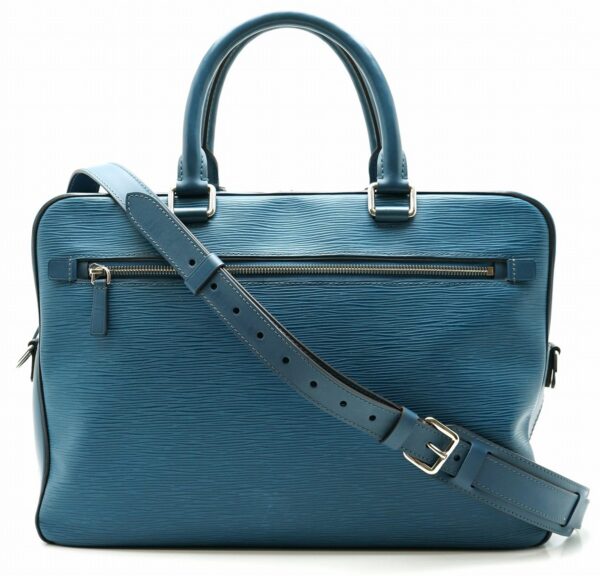 11590842 Louis Vuitton PDB Document Bag Epi Blue