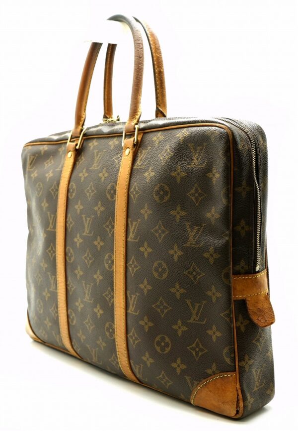 11590851 1 Louis Vuitton Porte de Cumin Voyage Briefcase Monogram Brown