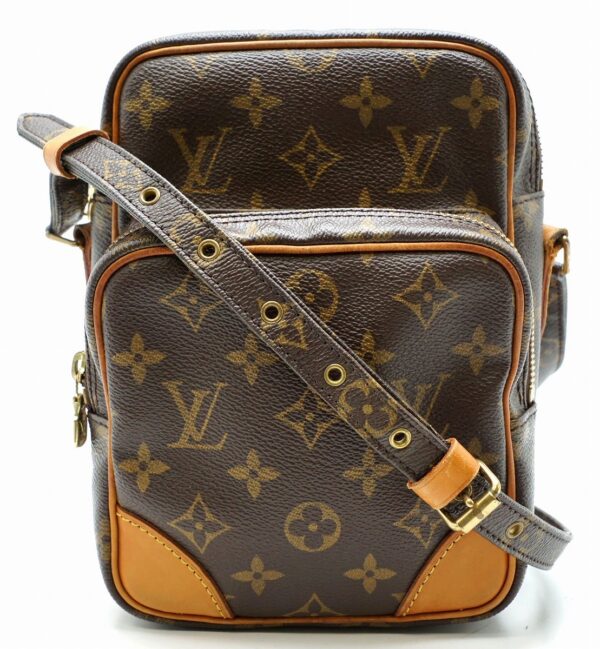 11590923 Louis Vuitton Amazon Shoulder Bag Monogram Brown