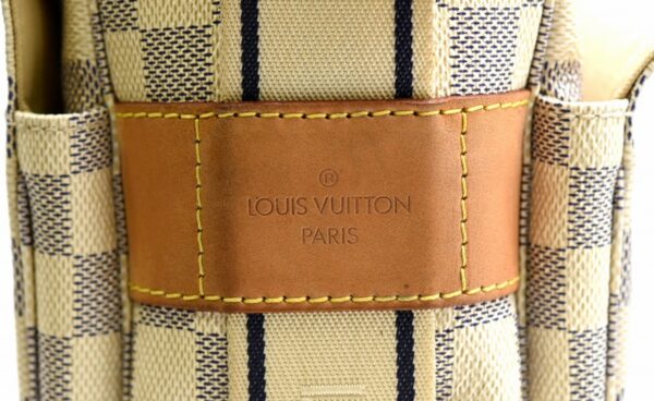 11591304 8 Louis Vuitton Naviglio Shoulder Bag Damier Azur Brown