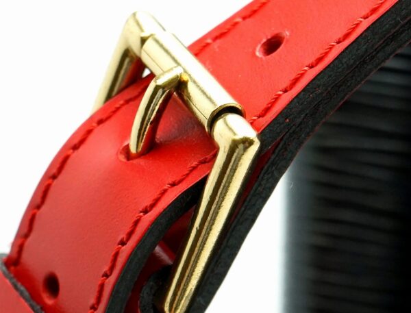 11591384 7 Louis Vuitton Noe Bicolor Shoulder Bag Epi Black Red