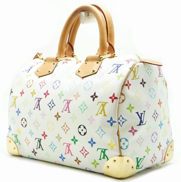 11591475 1 Louis Vuitton Speedy 30 Mini Bag Multicolor White