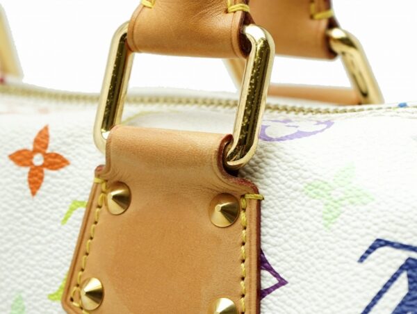 11591475 6 Louis Vuitton Speedy 30 Mini Bag Multicolor White