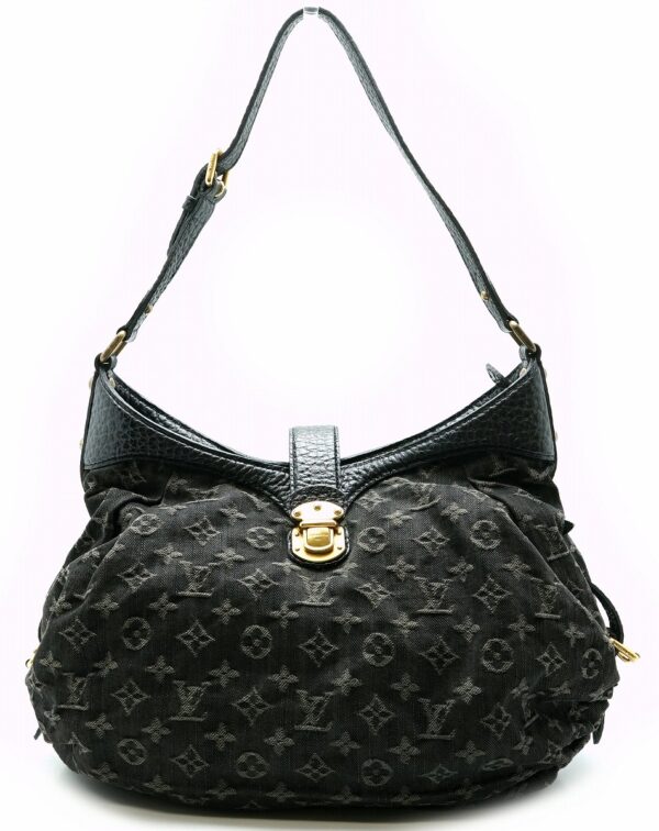 11591477 Louis Vuitton XS Shoulder Bag Denim Black