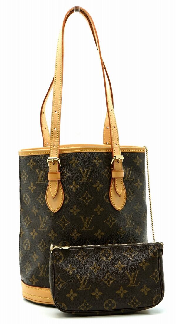 11591512 Louis Vuitton Bucket PM Shoulder Bag Monogram Brown