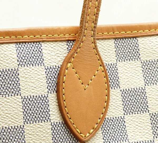 11600016 6 Louis Vuitton Neverfull MM Tote Bag Damier Azur White