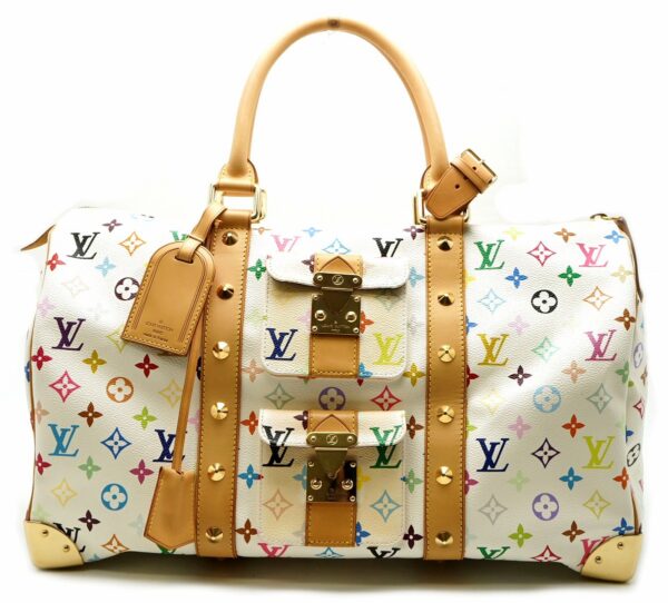 11600266 Louis Vuitton Keepall 45 Bag Multicolor White