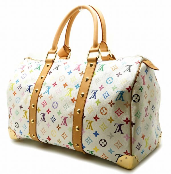 11600266 1 Louis Vuitton Keepall 45 Bag Multicolor White