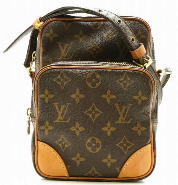 11600569 Louis Vuitton Amazon Shoulder Bag Monogram Brown