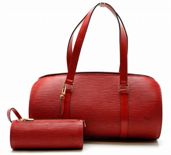 11600770 Louis Vuitton Soufflot Handbag Epi Red