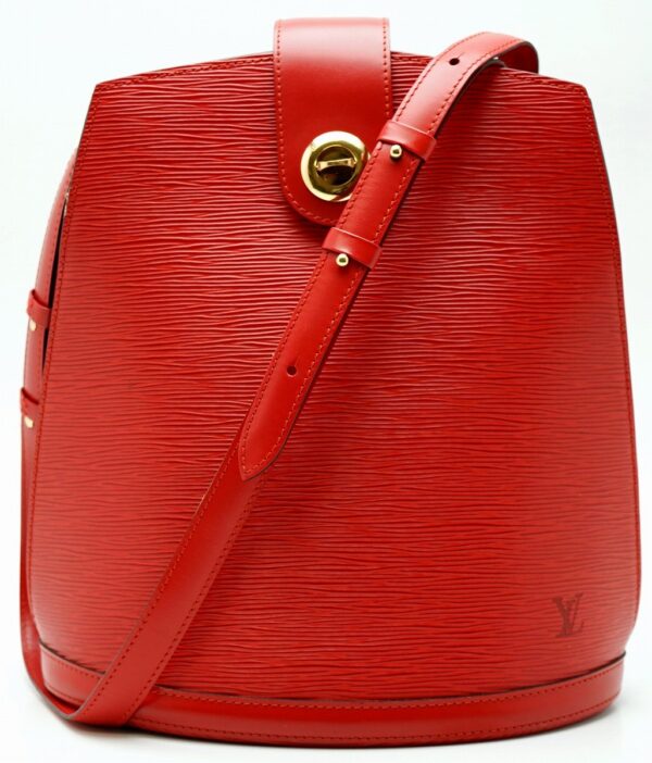 11600952 Louis Vuitton Cluny Shoulder Bag Epi Red